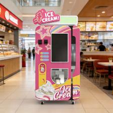 Máquina automática de helados de servicio suave comercial: el futuro del comercio minorista no tripulado
